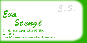 eva stengl business card